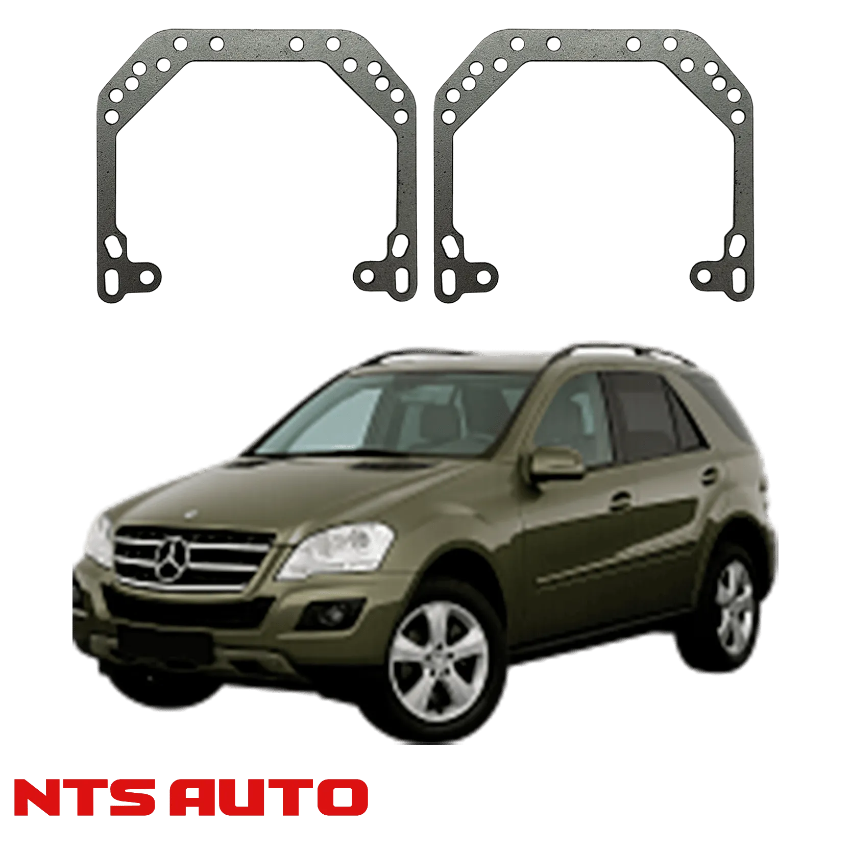 Переходные рамки для Mercedes ML W164 (2005-2011)